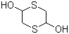 structure of CAS# 40018-26-6, p-Dithiane-2,5-diol;2,5-Dihydroxy-1,4-dithiane; 1,4-Dithiane-2,5-diol; 4-Dithiane-2,5-diol