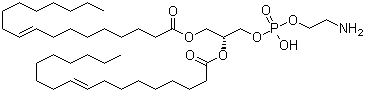 structure of CAS# 4004-05-1, Dioleoyl phosphoethanolamine;1,2-Dioleoyl-sn-glycero-3-phosphoethanolamine