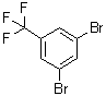 structure of CAS# 401-84-3, 3,5-Dibromobenzotrifluoride;1,3-Dibromo-5-(trifluoromethyl)benzene; 3,5-Dibromo-1-(trifluoromethyl)benzene