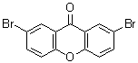 2,7-Dibromo-9H-xanthen-9-one molecular structure (CAS 40102-85-0)