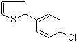 structure of CAS# 40133-23-1, 2-(4-Chlorophenyl)thiophene;2-(p-Chlorophenyl)thiophene
