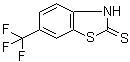 结构式 CAS# 401567-22-4, 6-(三氟甲基)-2(3H)-苯并噻唑硫酮