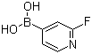 2-Fluoropyridine-4-boronic acid molecular structure (CAS 401815-98-3)