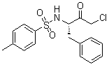 structure of CAS# 402-71-1, N-alpha-Tosyl-L-phenylalanylchloromethane;Tosylphenylalanylchloromethane; alpha-N-Tosyl-L-phenylalanine chloromethyl ketone