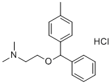 structure of CAS# 4024-34-4, 4-Methyldiphenhydramine Hydrochloride;2-[(RS)-(4-Methylphenyl)phenylmethoxy]-N,N-dimethylethanamine Hydrochloride