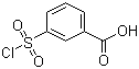 structure of CAS# 4025-64-3, 3-(Chlorosulfonyl)benzoic acid;3-Carboxyphenylsulfonylchloride