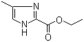structure of CAS# 40253-44-9, 4-Methyl-1H-imidazole-2-carboxylic acid ethyl ester;5-Methyl-1H-imidazole-2-carboxylic acid ethyl ester