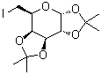 6-Deoxy-1,2:3,4-di-O-isopropylidene-6-iodo-alpha-D-galactopyranose molecular structure (CAS 4026-28-2)