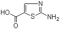结构式 CAS# 40283-46-3, 2-氨基-1,3-噻唑-5-甲酸