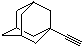 1-乙炔基金刚烷分子结构 (CAS 40430-66-8)