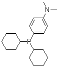 structure of CAS# 40438-64-0, Dicyclohexyl(4-dimethylaminophenyl)phosphine;p-(Dicyclohexylphosphenyl)-N,N-dimethylaniline