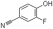 structure of CAS# 405-04-9, 3-Fluoro-4-hydroxybenzonitrile