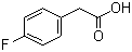 4-Fluorophenylacetic acid molecular structure (CAS 405-50-5)