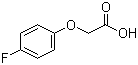 4-氟苯氧乙酸分子结构 (CAS 405-79-8)