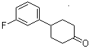 structure of CAS# 40503-87-5, 4-(3-Fluorophenyl)cyclohexanone