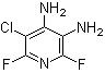 结构式 CAS# 405230-92-4, 5-氯-2,6-二氟-3,4-吡啶二胺