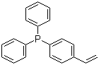Diphenylphosphinostyrene molecular structure (CAS 40538-11-2)