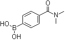 structure of CAS# 405520-68-5, 4-(Dimethylcarbamoyl)benzeneboronic acid;4-Dimethylcarbamoylphenylboronic acid; [4-(N,N-Dimethylaminocarbonyl)phenyl]boronic acid; [4-(N,N-Dimethylcarbamoyl)phenyl]boronic acid