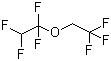 1,1,2,2-Tetrafluoroethyl 2,2,2-trifluoroethyl ether molecular structure (CAS 406-78-0)
