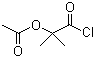 structure of CAS# 40635-66-3, 1-Chlorocarbonyl-1-methylethyl acetate;2-Acetoxyisobutyryl chloride; 2-Acetoxy-2-methylpropionyl chloride