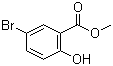 结构式 CAS# 4068-76-2, 5-溴水杨酸甲酯