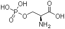 structure of CAS# 407-41-0, O-Phospho-L-serine;L-2-Amino-3-hydroxypropanoic acid 3-phosphate; L-Serine monophosphoric acid