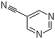 structure of CAS# 40805-79-6, 5-Cyanopyrimidine;Pyrimidine-5-carbonitrile
