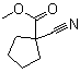 1-氰基环戊烷羧酸甲酯分子结构 (CAS 40862-12-2)