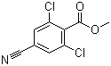结构式 CAS# 409127-32-8, 2,6-二氯-4-氰基苯甲酸甲酯