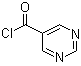 structure of CAS# 40929-48-4, 5-Pyrimidinecarbonyl chloride;Pyrimidine-5-carboxylic acid chloride