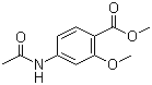 structure of CAS# 4093-29-2, Methyl 4-acetamido-2-methoxybenzoate