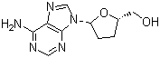 Dideoxyadenosine molecular structure (CAS 4097-22-7)
