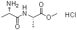 structure of CAS# 41036-19-5, Methyl L-alanyl-L-alaninate monohydrochloride;Alanylalanine methyl ester hydrochloride;