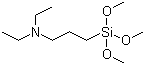 structure of CAS# 41051-80-3, (N,N-Diethyl-3-aminopropyl)trimethoxysilane;[3-(Diethylamino)propyl]trimethoxysilane; N,N-Diethyl-3-(trimethoxysilyl)propylamine