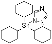 结构式 CAS# 41083-11-8, 三唑锡; 三(环己基)-(1,2,4-三唑-1-基)锡