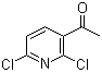 结构式 CAS# 412018-50-9, 3-乙酰基-2,6-二氯吡啶