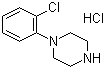 structure of CAS# 41202-32-8, 1-(2-Chlorophenyl)piperazine hydrochloride