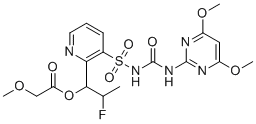 Flucetosulfuron molecular structure (CAS 412928-75-7)