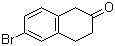 structure of CAS# 4133-35-1, 6-Bromo-2-tetralone;6-Bromo-3,4-dihydro-2(1H)-naphthalenone