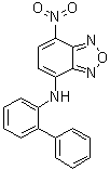 structure of CAS# 413611-93-5, N-([1,1'-Biphenyl]-2-yl)-7-nitrobenzo[c][1,2,5]oxadiazol-4-amine;10074G5