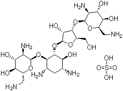 结构式 CAS# 4146-30-9, 新霉素 B 硫酸盐