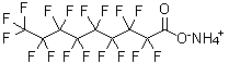 structure of CAS# 4149-60-4, Ammonium perfluoropelargonate;Ammonium perfluorononanoate