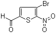 structure of CAS# 41498-07-1, 4-Bromo-5-nitro-2-thiophenecarboxaldehyde;4-Bromo-5-nitrothiophene-2-carboxaldehyde