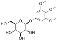 structure of CAS# 41514-64-1, Koaburaside monomethyl ether;3,4,5-Trimethoxyphenyl beta-D-glucopyranoside