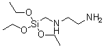 [[(2-Aminoethyl)amino]methyl]triethoxysilane molecular structure (CAS 41555-92-4)