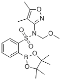 2(N-(4,5-dimethyl-isoxazol-3-yl)-N-methoxymethyl-benzenesulfonamide)-boronic acid pinakol ester molecular structure (CAS 415697-56-2)