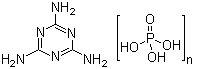structure of CAS# 41583-09-9, Melamine-phosphate;Triazine triamine phosphate; 1,3,5-Triazine-2,4,6-triamine phosphate