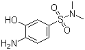 4-Amino-3-hydroxy-N,N-dimethylbenzenesulfonamide molecular structure (CAS 41608-75-7)