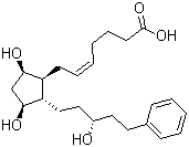 Latanoprost acid molecular structure (CAS 41639-83-2)
