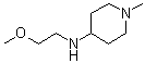 structure of CAS# 416887-38-2, N-(2-Methoxyethyl)-1-methyl-4-piperidinamine;(2-Methoxyethyl)(1-methylpiperidin-4-yl)amine